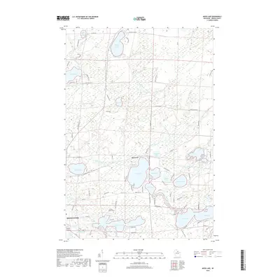 2018 Map of Moen Lake, 2018 Print