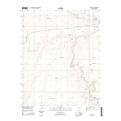 2014 Map of Moenave SE, 2014 Print
