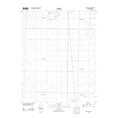 2013 Map of Moffat North, 2013 Print