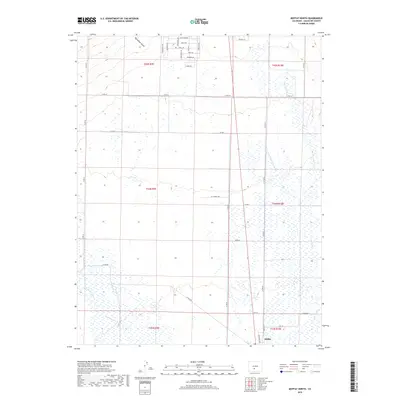 2019 Map of Moffat North, 2019 Print