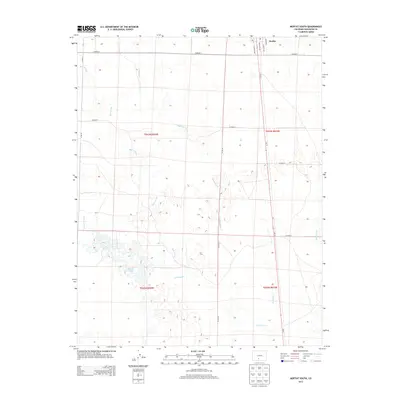 2013 Map of Moffat South, 2013 Print