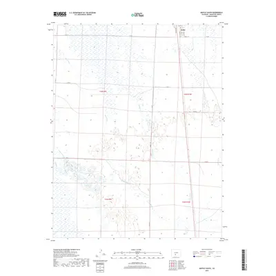 2019 Map of Moffat South, 2019 Print