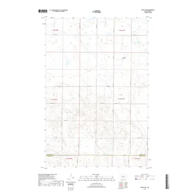 2017 Map of Moffit NW, 2017 Print