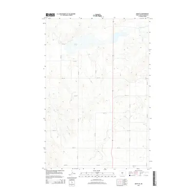 2014 Map of Moffit SE, 2014 Print