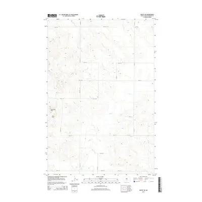 2014 Map of Moffit SW, 2014 Print