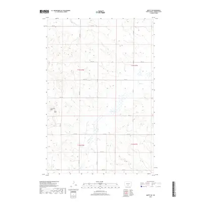 2018 Map of Moffit SW, 2018 Print