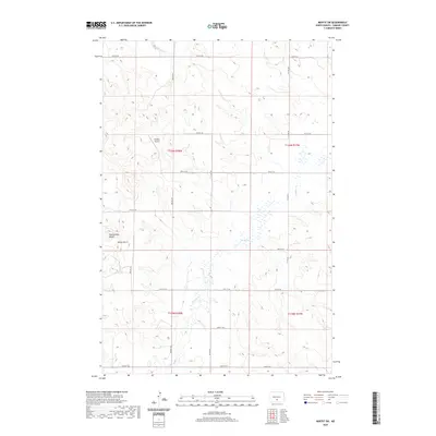2020 Map of Moffit SW, 2020 Print