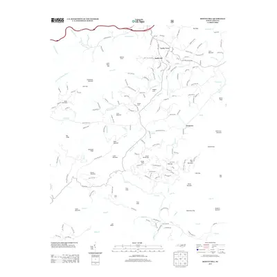 2013 Map of Moffitt Hill, 2013 Print