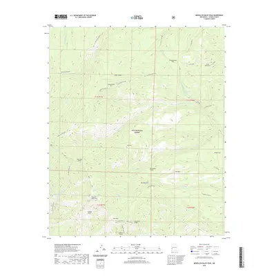 2020 Map of Mogollon Baldy Peak, 2020 Print