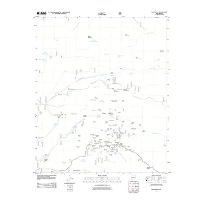 2011 Map of Mogollon, 2011 Print
