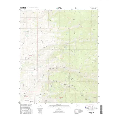 2017 Map of Mogollon, 2017 Print