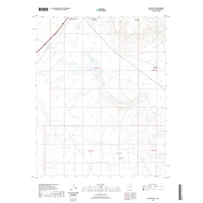 2020 Map of Mogote Hills, 2020 Print