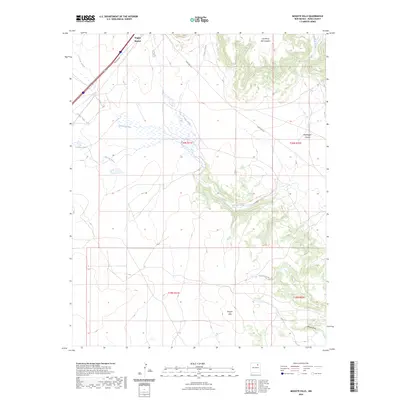 2023 Map of Mogote Hills, 2023 Print