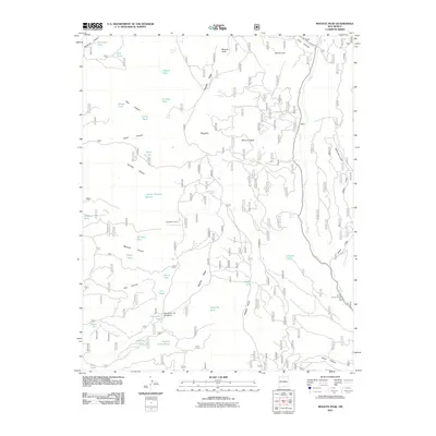 2011 Map of Mogote Peak, 2011 Print