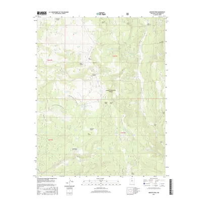 2017 Map of Mogote Peak, 2017 Print