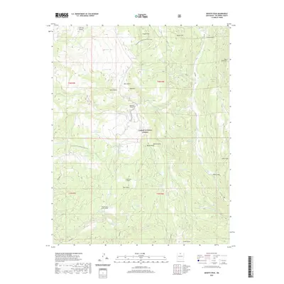 2020 Map of Mogote Peak, 2020 Print