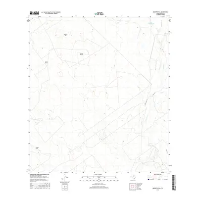 2016 Map of Mogotes Hill, 2016 Print