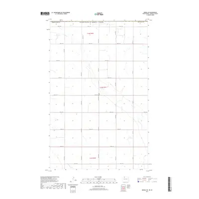 2017 Map of Mohall NE, 2017 Print