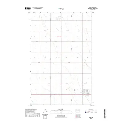 2020 Map of Mohall, 2020 Print