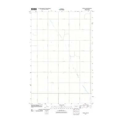 2011 Map of Mohall SW, 2011 Print