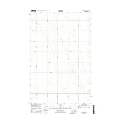 2014 Map of Mohall SW, 2014 Print