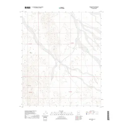 2018 Map of Mohave Peak, 2018 Print