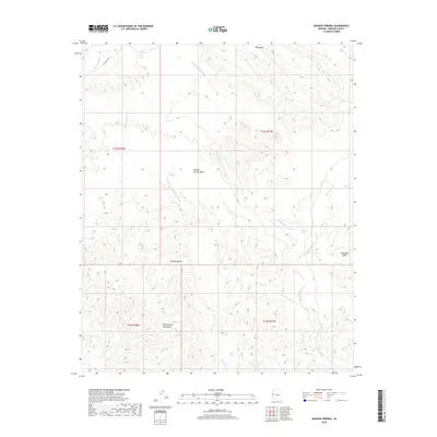 2018 Map of Mohave Springs, 2018 Print