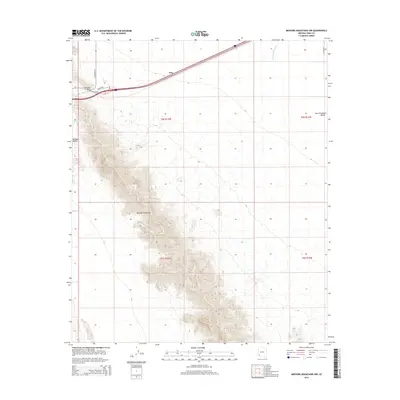 2014 Map of Mohawk Mountains NW, 2014 Print