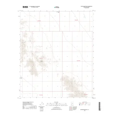 2018 Map of Mohawk Mountains SE, 2018 Print