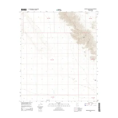 2014 Map of Mohawk Mountains SW, 2014 Print