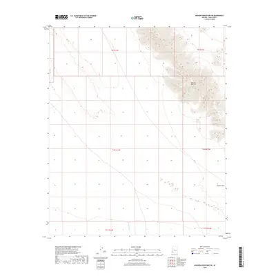 2018 Map of Mohawk Mountains SW, 2018 Print