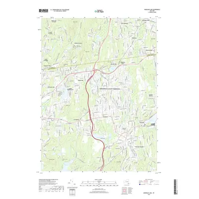 2019 Map of Mohegan Lake, 2019 Print