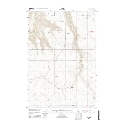 2013 Map of Mohler, 2013 Print