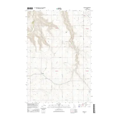 2017 Map of Mohler, 2017 Print