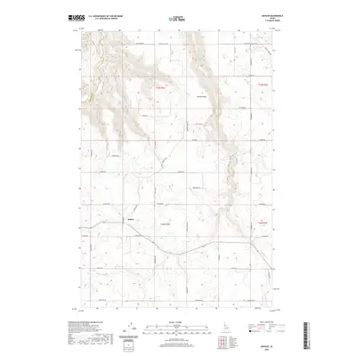 2020 Map of Mohler, 2020 Print
