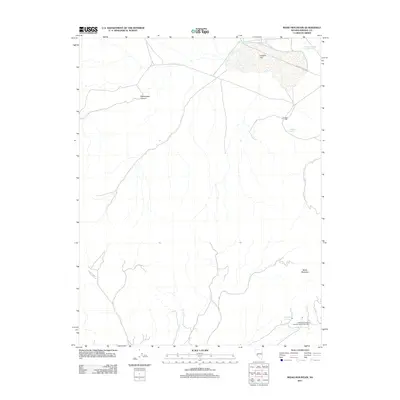 2011 Map of Moho Mountain, 2011 Print
