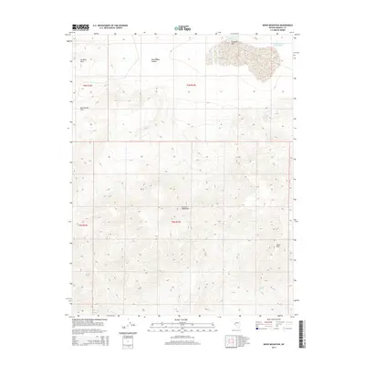 2014 Map of Moho Mountain, 2014 Print