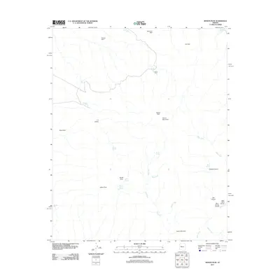 2011 Map of Mohon Peak, 2011 Print