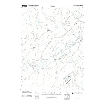 2010 Map of Mohonk Lake, 2010 Print