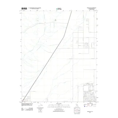 2012 Map of Mojave NE, 2012 Print