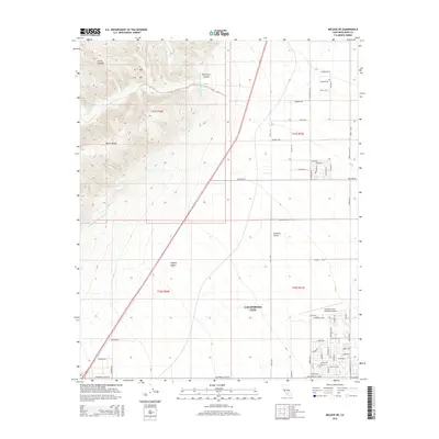 2015 Map of Mojave NE, 2015 Print