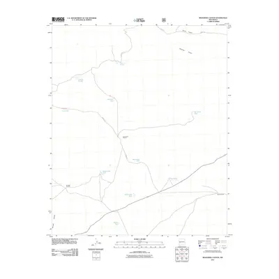 2011 Map of Mojonera Canyon, 2011 Print