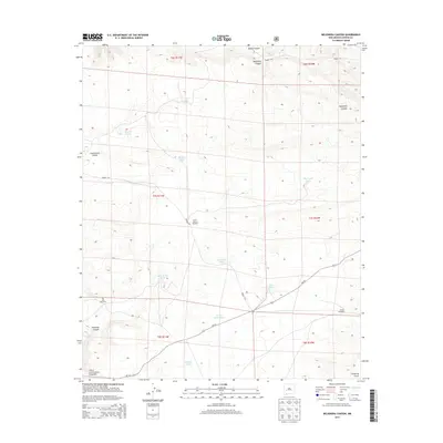 2013 Map of Mojonera Canyon, 2013 Print