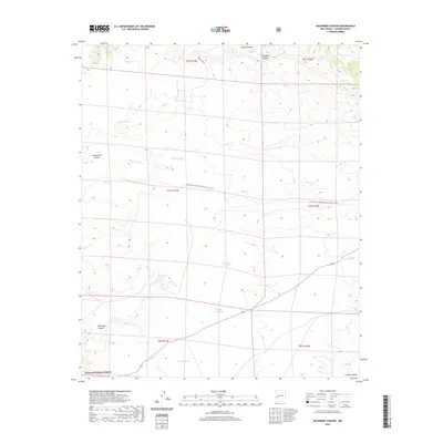 2020 Map of Mojonera Canyon, 2020 Print
