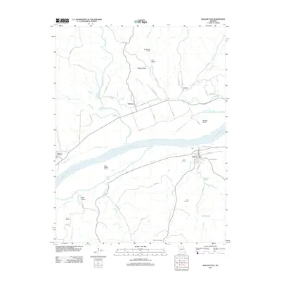 2012 Map of Mokane East, 2012 Print