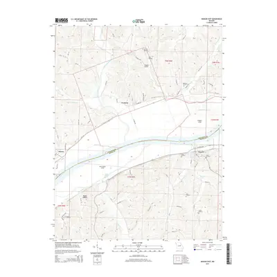 2015 Map of Mokane East, 2015 Print