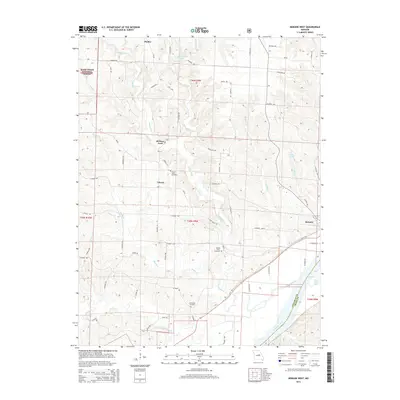 2015 Map of Mokane West, 2015 Print
