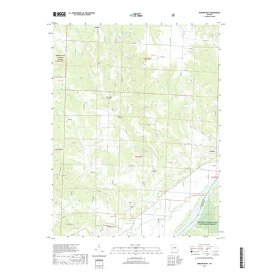 2017 Map of Mokane West, 2017 Print