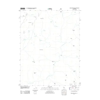 2012 Map of Mokelumne Peak, 2012 Print