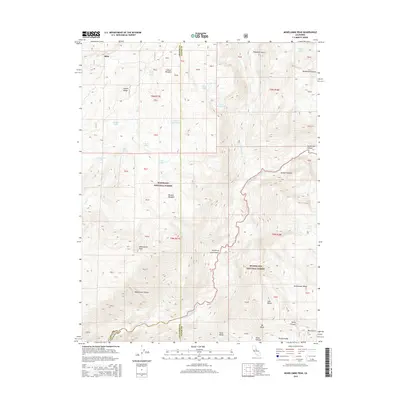 2015 Map of Mokelumne Peak, 2015 Print